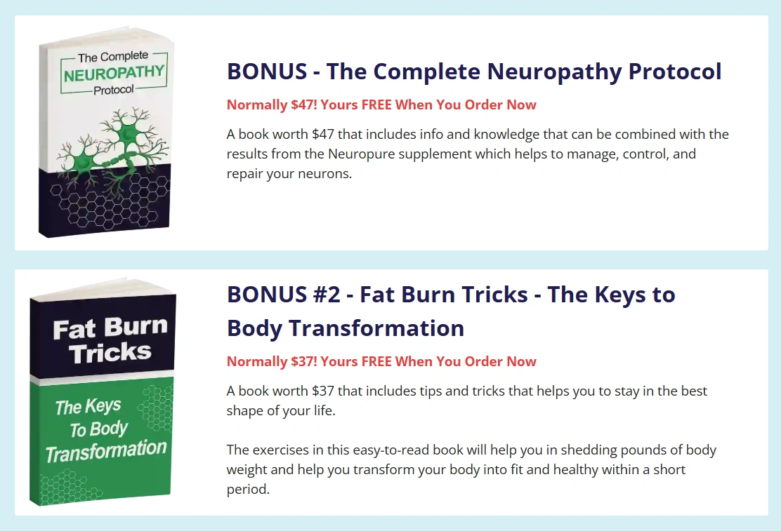 NeuroPure Bonuses